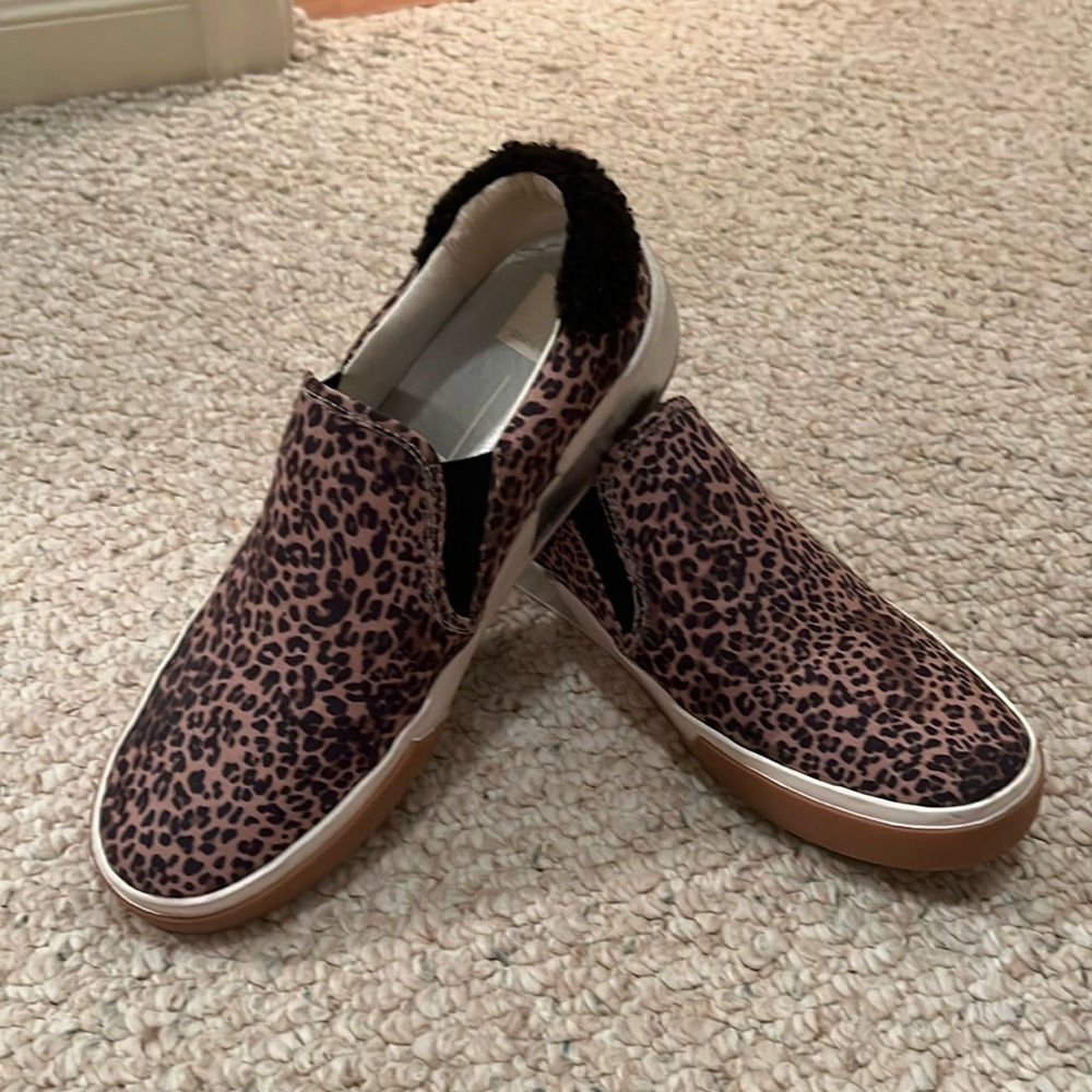 Dolce Vita Leopard print sneakers; Like new